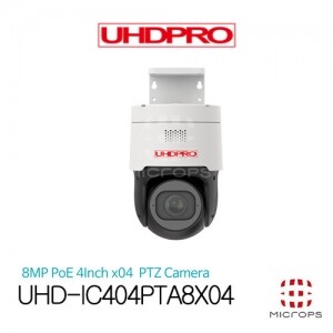 [UHDPRO] UHD-IC404PTA8X04 (2.8~12MM) 800만화소 IP PTZ 카메라