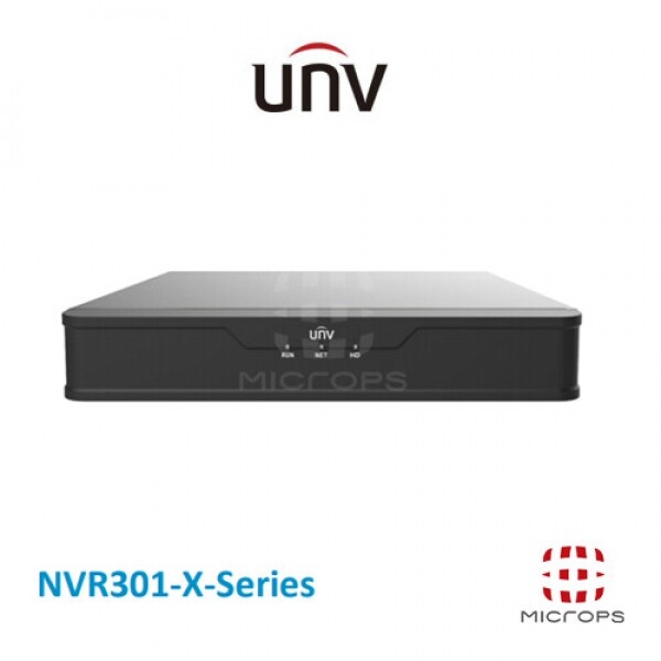 파이버마트,CCTV > 유니뷰 > IP network NVR,[유니뷰] NVR301-16X [16CH],"16채널 NVR, Ultra 265/H.265/H.264, 최대 80Mbps 수용, 최대 8MP(4K) 녹화 및 4K 모니터 출력 지원 HDMI/VGA 영상 동시 출력 SATA HDD 1포트(최대10TB), 1USB2.0/2USB3.0, 100Mbps이더넷, DC52V아딥터 "