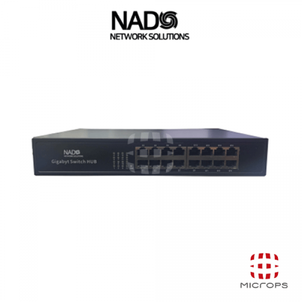 파이버마트,통신장비 > NADO네트웍스,[NADO] NADO네트웍스 NADO-LAN16GH [LAN 16포트 기가비트 렉가이드 포함],10/100/1000M ethernet 16PORT , 가로270 x 세로 180 x 높이 44 , 랙가이드포함
