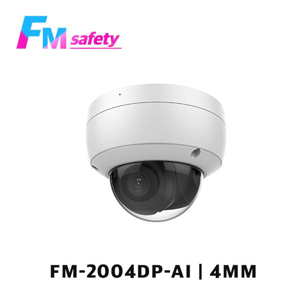 파이버마트,CCTV > 파이버마트 > CCTV,FM-2004DP-AI CCTV 200만화소 고정형 돔형 네트워크 AI 카메라,2MP 해상도 / 고정렌즈 4MM / 스마트 야간 IR기술 탑재 돔형 CCTV / AI기술 탑재