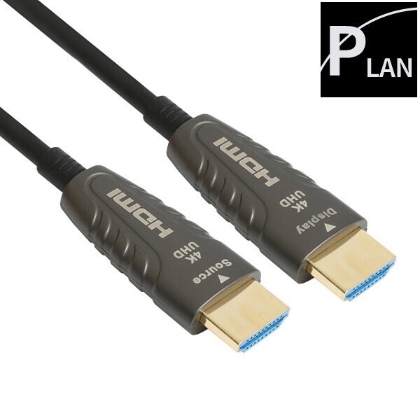 파이버마트,PC케이블 > HDMI케이블,POWERLAN 파워랜 HDMI 2.0 AOC 광케이블 70m PL-HAOC2070,HDMI to HDMI / 입출력 : 단방향 / 금도금 / 보호캡 / HDMI광케이블