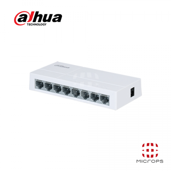 파이버마트,CCTV > 다후아 > CCTV,다후아 PFS3008-8ET-L [LAN 8포트 메가 스위치허브],[DAHUA] PFS3008-8ET-L [스위칭허브/8포트/10/100Mbps] 8-Port Unmanaged Ethernet Switch