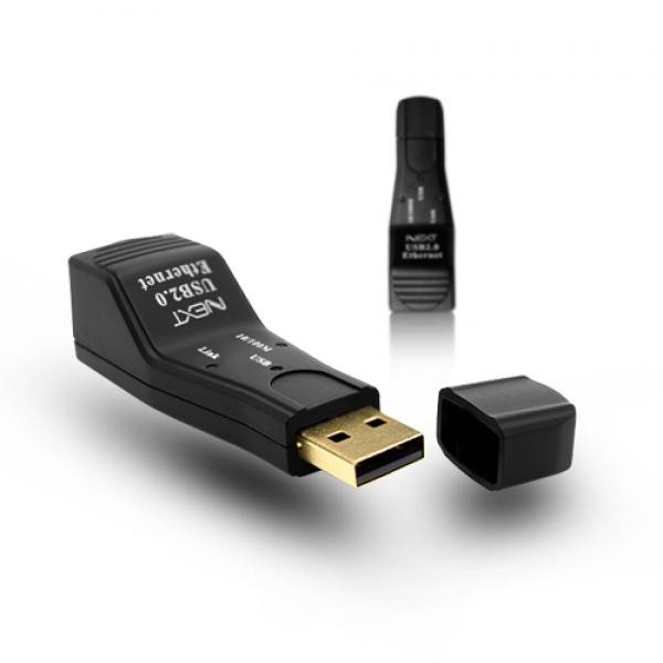 파이버마트,PC주변기기 > 랜카드/동글/USB카드,NEXT-220UL 100Mbps 지원 USB 유선랜카드(젠더타입),10/100M USB to 이더넷 랜카드(젠더타입)