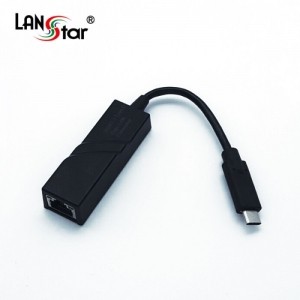 [LANstar] [USB 3.1] LAN 컨버터, USB 3.1 TO GigaLAN, Black[30115] LS-GLAN31