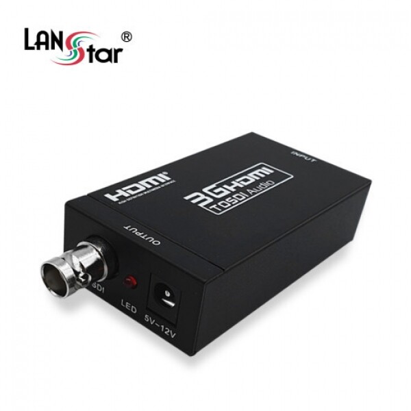 파이버마트,PC주변기기 > 변환컨버터,[LANstar] HDMI TO SDI 변환 컨버터 [20214] LS-HD2SD,HDMI to SDI 변환 컨버터 / 8채널 48kHz / 1080P FHD