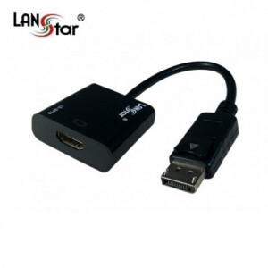 [LANstar] 신호변환기, 디스플레이포트 DP to HDMI, 0.2M[30046] LS-DP19