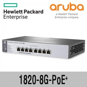 [HPE Aruba] 1820-8G-PoE+ 스위치허브 (J9982A/8포트/1000Mbps/PoE+/랙마운트가능)