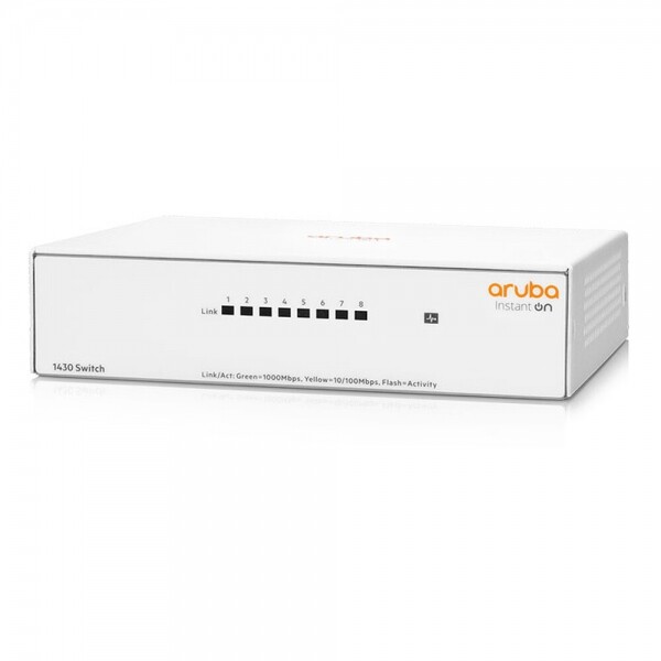 파이버마트,통신장비 > HPE Aruba > 스위칭허브,Aruba Instant On 1430 8G Switch / R8R45A,기가 8포트 스위칭허브