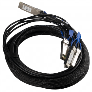 MikroTik 마이크로틱 XQ+BC0003-XS+ 40G QSFP+ Break-Out Cable 3M