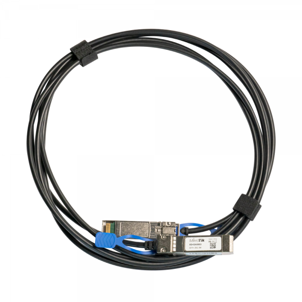 파이버마트,통신장비 > MikroTik > SFP모듈,MikroTik 마이크로틱 XS+DA0003 1G/10G/25G SFP+ SFP28 Direct Attach Cable 3M,SFP/SFP+/SFP28 direct attach cable, 3m