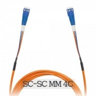 고급형 BOC-SC-SC-MM-4C 멀티모드  광 점퍼코드 브레이크아웃케이블