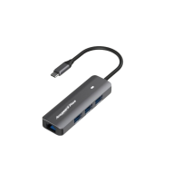 [AP-TC41UL] ANYPORT 4IN1 알루미늄바디 C타입허브 기가랜포트 USB허브
