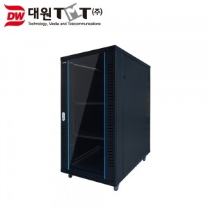 대원TMT DW-S1200 서버랙 H1200×D1000×W600 25U 블랙