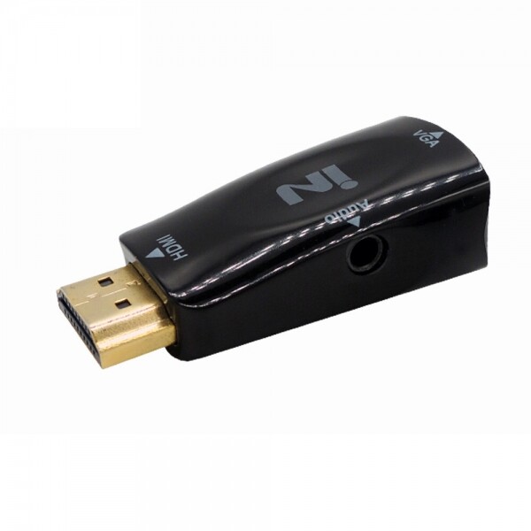 파이버마트,PC주변기기 > 변환컨버터,인네트워크 HDMI TO VGA 컨버터 (오디오지원) [INV029],