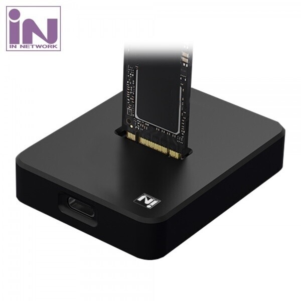 파이버마트,PC주변기기 > 저장장치,인네트워크 IN-DK1P M.2 SSD(NVMe&SATA) 1베이 도킹스테이션,M.2 NVME & SATA 듀얼 인터페이스 지원 Dock, USB3.1 Gen2, Plug&Play