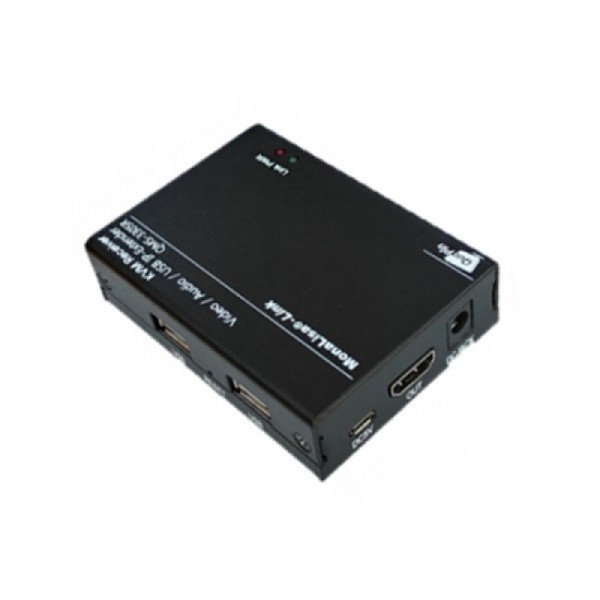 파이버마트,통신장비 > QuoPin > HDMI IP Extender,[링크] QMS-3305 비디오/오디오/USB의 LAN망 초저지연 송수신기,컴퓨터, NVR 등의 영상 출력을 받아 LAN 망을 통해 원격지로 전송하는 장치이다. 원격지 장치 (QMS-3305R)로부터 USB 키보드/마우스 신호를 받아 컴퓨터/NVR로 전달한다. 단대단 지연시간은 수신 장치 (QMS-3305R)와 연결했을 때 실시간에 가깝다(50~80msec). 네트워크에 연결된 최대 250개의 수신 장치로 동시에 영상, 음성을 전송한다. 컴퓨터, NVR을 원격에서 실시간 조종, 관제하는 네트워크를 비용 효율적으로 구성한다.